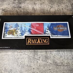 MTH Railking 30-74407 Harley Davidson Exclusive Season's Greetings Car 2006